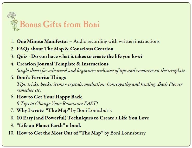 Bonus Gifts From Boni